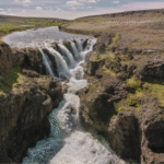 Vista aerea del Canyon Kolugljúfur